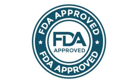 FDA registered facility seal – supplement produced under strict safety and purity standards